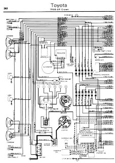repair-manuals: Toyota Crown 1968-69 Wiring Diagrams