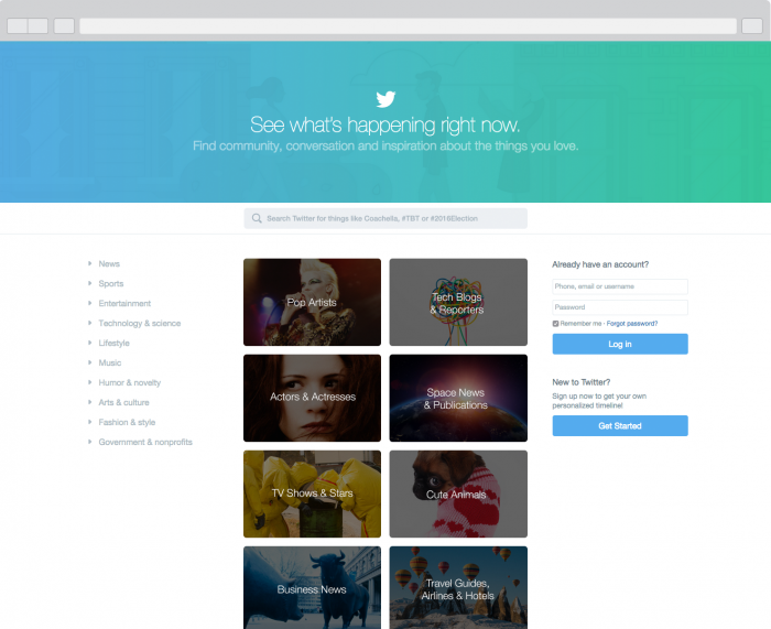 twitter new design, Twitter redesign