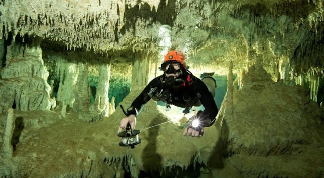 World's longest underwater cave system discovered in Mexico may shed light on Mayan rituals World's longest underwater cave system discovered in Mexico may shed light on Mayan rituals