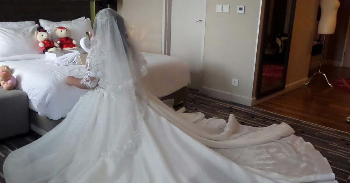 gaun ibu pengantin modern fishtail mermaid