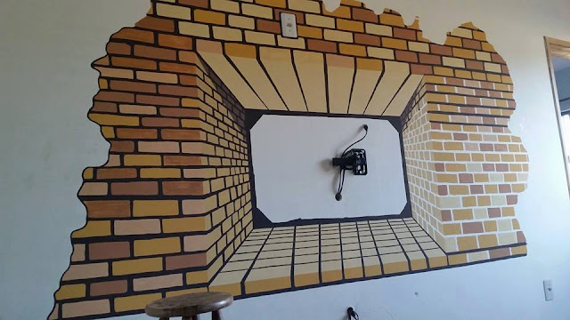 Aplikasikan Lukisan 3D Pengganti Rak TV, Dijamin Ruangan Lapang Aplikasikan Lukisan 3D Pengganti Rak TV, Dijamin Ruangan Lapang