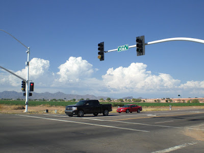 Pima Road and Indian School Storm Clouds