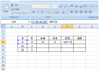 Cara Menggunakan Operasi Penjumlahan, Pengurangan, Perkalian dan Pembagian dalam Microsoft Excel