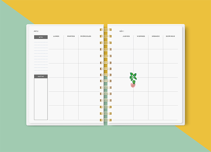 agenda permanente imprimible personalizable