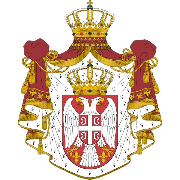Logo Gambar Lambang Simbol Negara Serbia PNG JPG ukuran 600 px