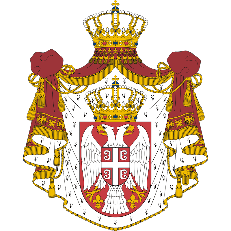Logo Gambar Lambang Simbol Negara Serbia PNG JPG ukuran 800 px
