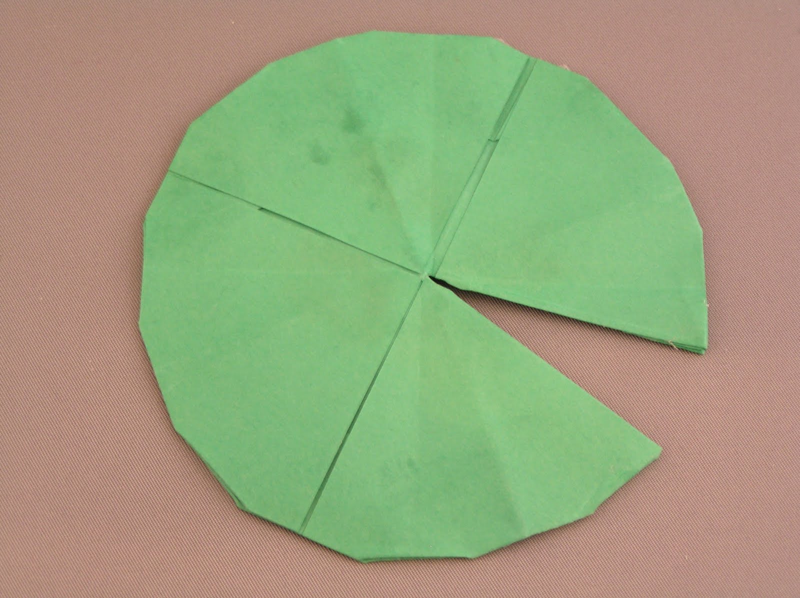 JC's Blog Origami Water Lilly and LillyPad