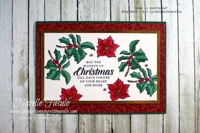 Christmas Cards made easy with the Timeless Tidings Stamp set. Get yours here - http://bit.ly/TimelessTidingsStampSet