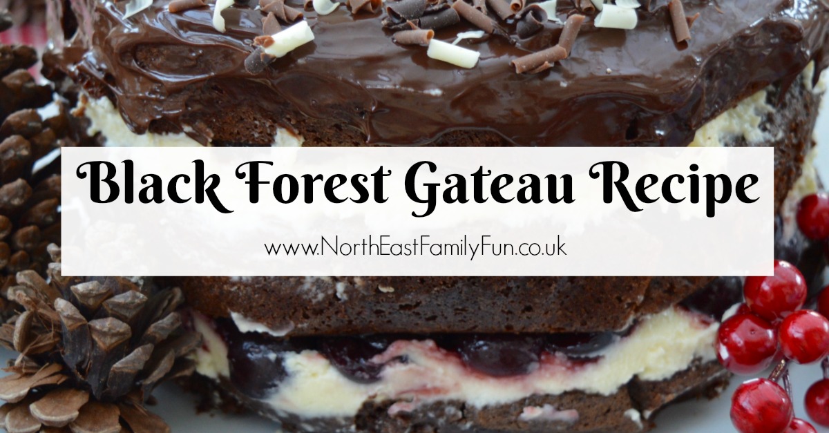 A Classic Black Forest Gateau Recipe as inspired by the 80's and #RennieHappyEating