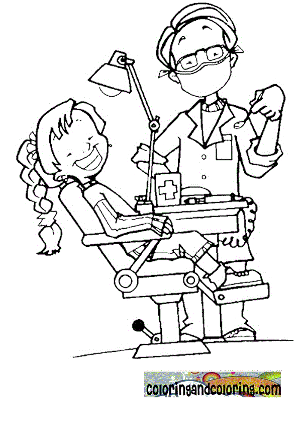 dental coloring pages - photo #8