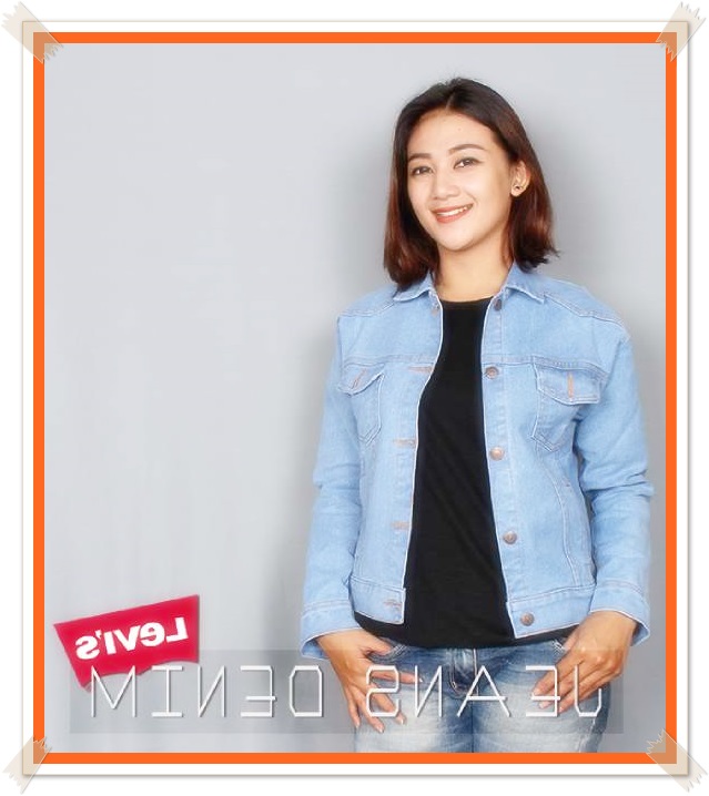 √ Model Jaket Jeans Wanita Terbaru Branded