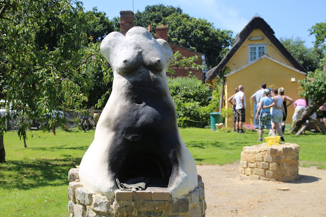 Norfolk: vagina pizza cob oven, which is based on the Gaia sculpture on the Isles of Scilly.