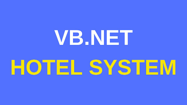 VB.Net Hotel Management System Source Code