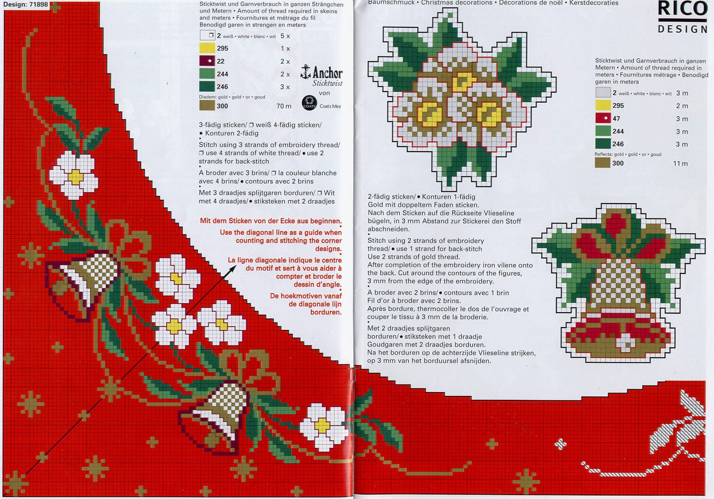 Featured image of post The Best 20 Punto De Cruz Navidad Manteles Patrones