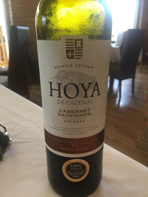 Vino que nos sirvieron en el restaurante casa Borras Vino que nos sirvieron en el restaurante casa Borras