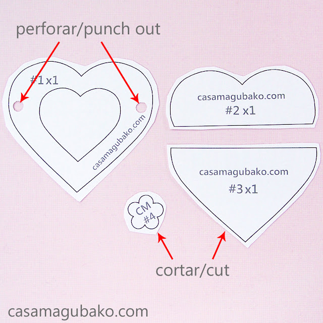 Heart Felt Case Tutorial - Preparing Patterns by casamagubako.com
