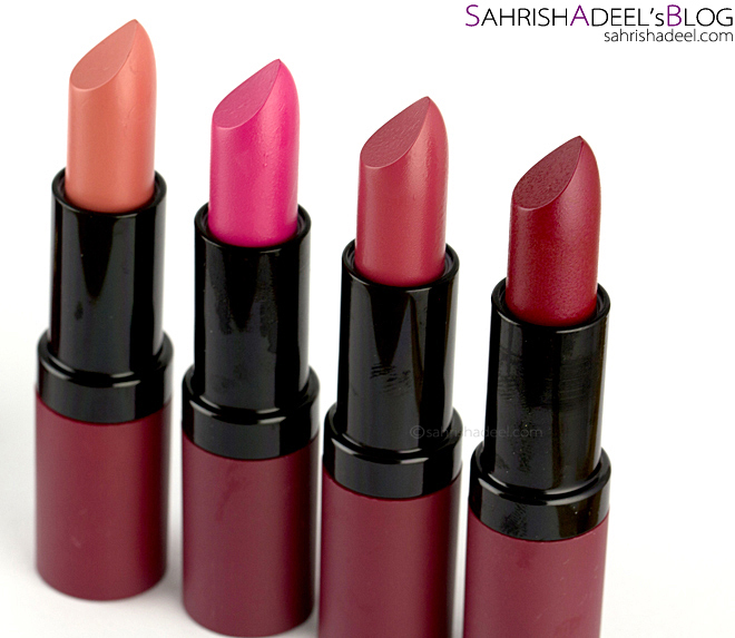 Velvet Matte Lipsticks By Golden Rose Cosmetics Review Swatches