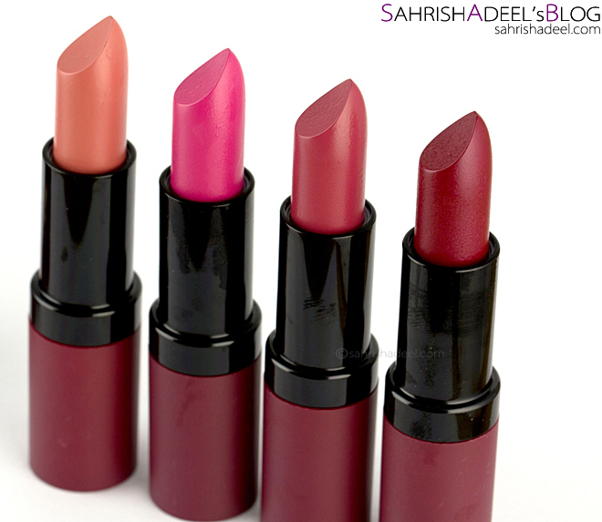 Velvet Matte Lipsticks by Golden Rose Cosmetics - Review & Swatches