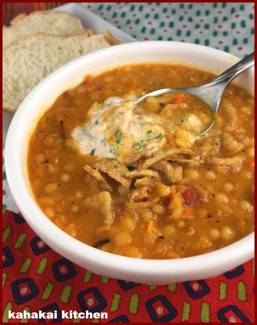 Kahakai Kitchen Creamy Middle EasternSpiced Red Lentil Soup with