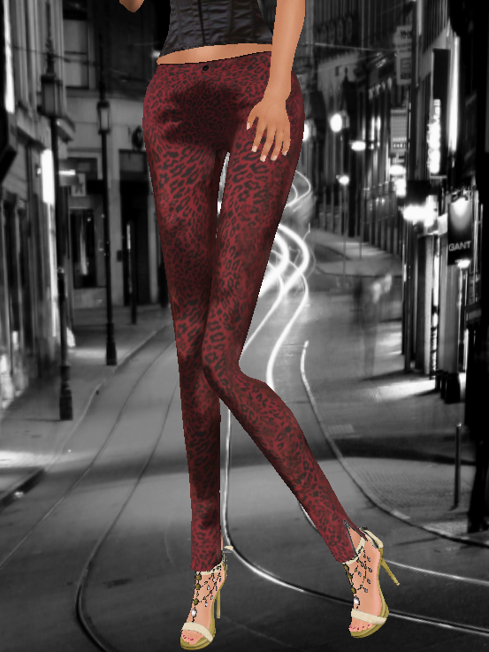 Womanity By Mrs W 058 Womanity Beatrice Fitmesh Skinny Pants 