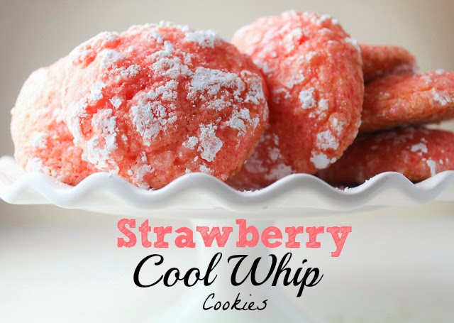 Cookies Made With Strawberry Cake Mix And Cool Whip Cookies Made With Strawberry Cake Mix And Cool Whip