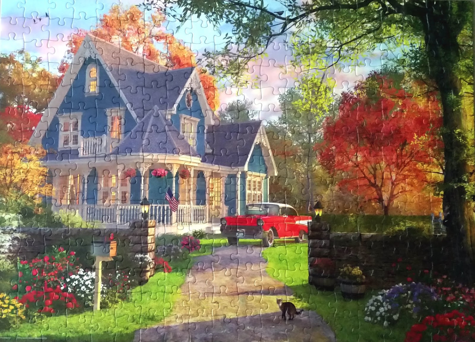 a simple life in the south jigsaw puzzles completed vermont christmas company puzzles