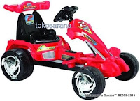 Mobil Mainan Aki Pliko Pk8218N Gokart in Red