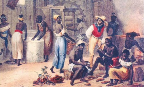 Escravos e o mito da manga com leite