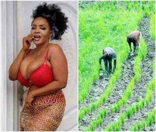Actress Cossy Orjiakor Goes Into Farming Actress Cossy Orjiakor Goes Into Farming