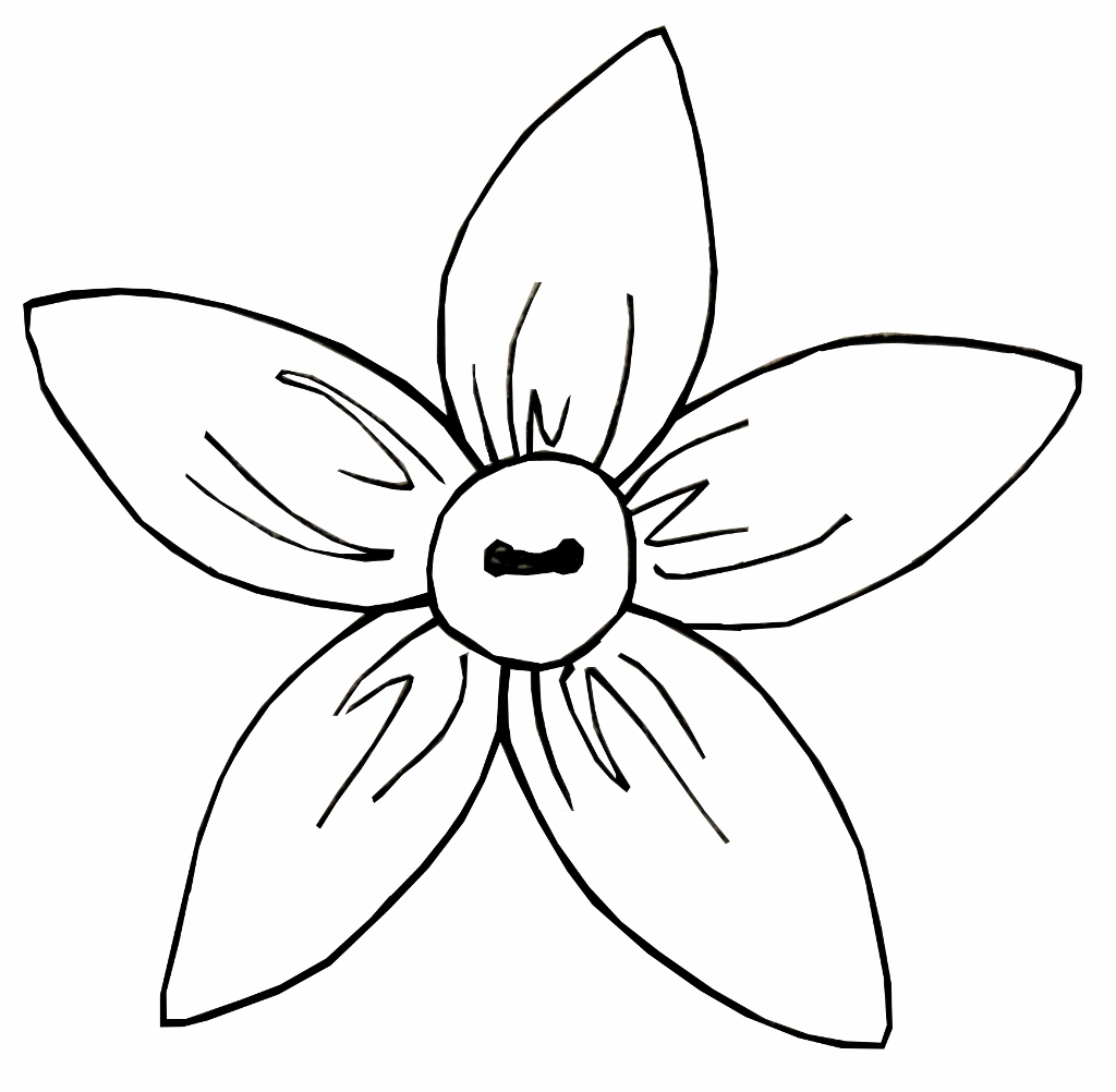 Kukka Värityskuva
