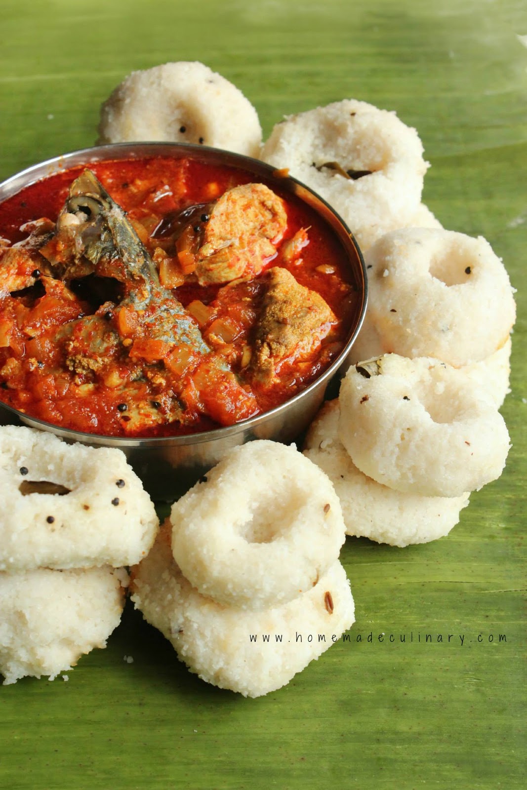 Homemade Culinary Mackerel Curry & Rice Dumpling