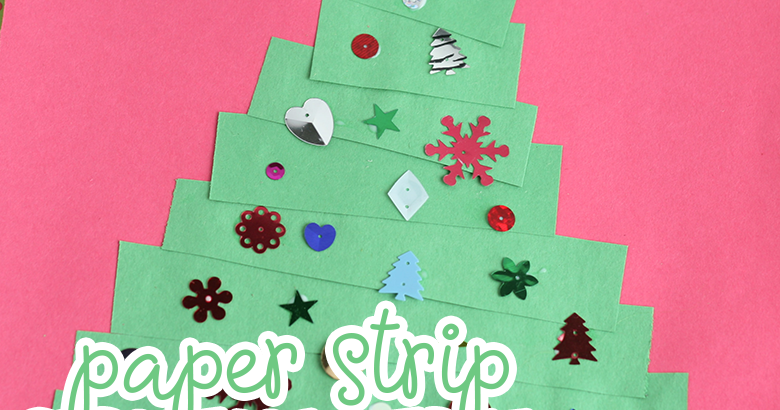 Paper Strips Christmas Trees 🎄 - The Best Ideas for Kids