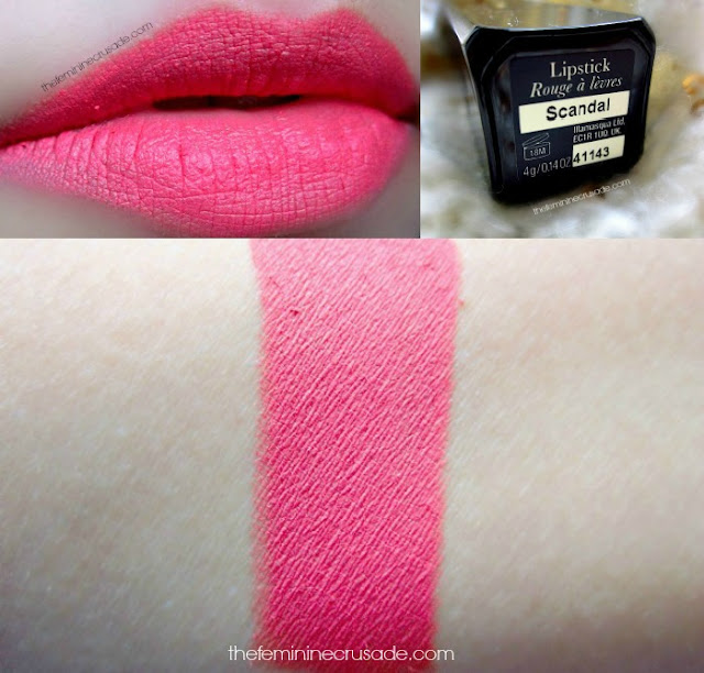 Illamasqua Lipstick in Scandal - Review & Swatches | Beauterazzi | Beauty  Blog, Makeup Reviews and Swatches