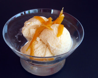 Helado de naranja