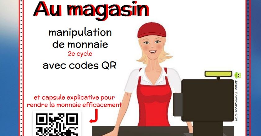 La classe de Josée: Cartes à tâche: Au magasin