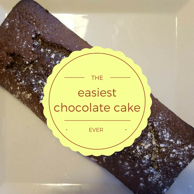 The easiest chocolate cake ever