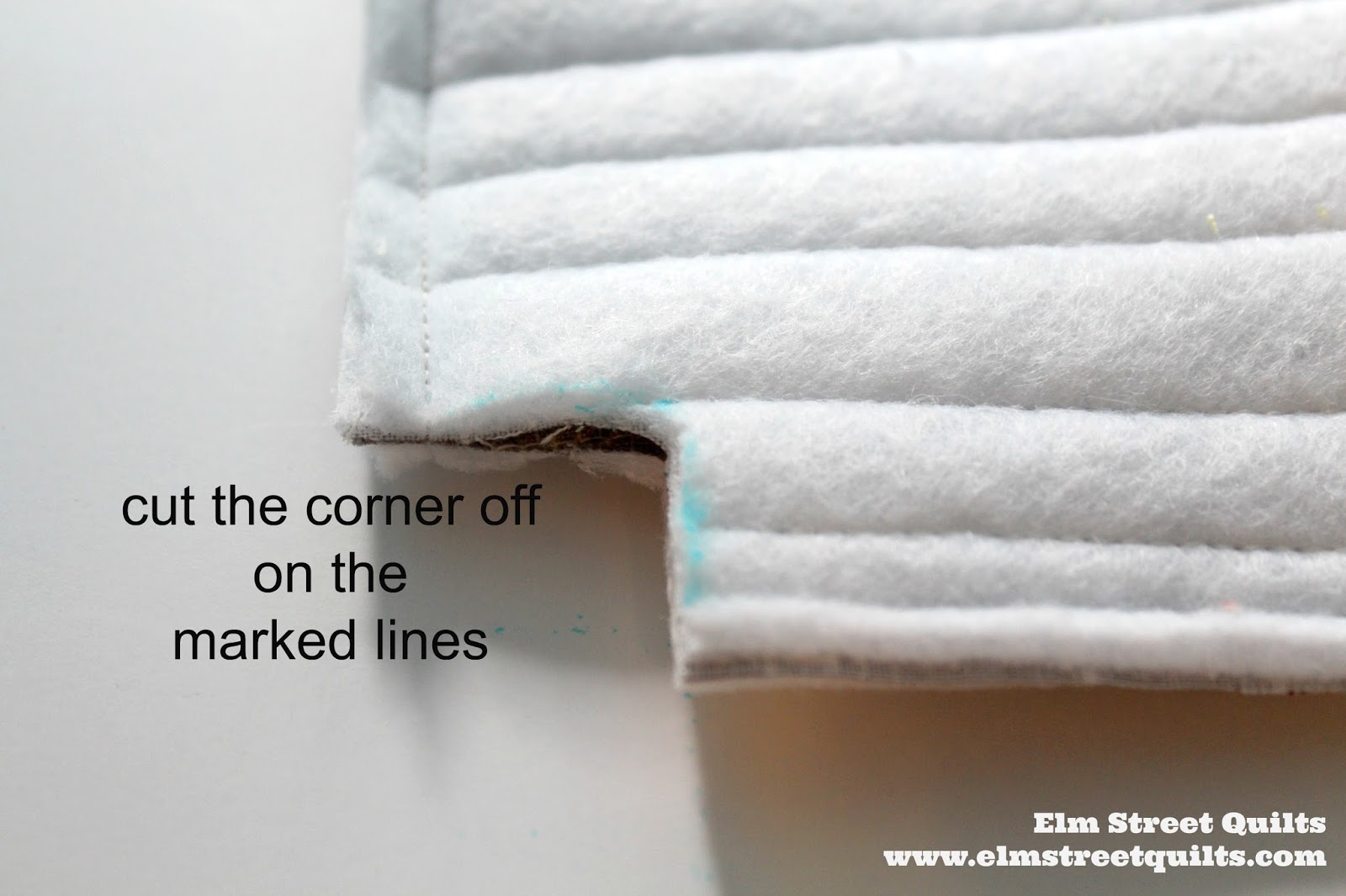 Bag It Boxing corners tutorial Elm Street Quilts