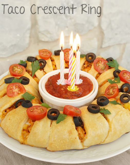 taco crescent ring recetas