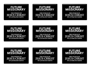 Lds Missionary Name Tag Coloring Page Iconmaker Info