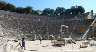 Península del peloponeso. Anfiteatro de Epidauro.