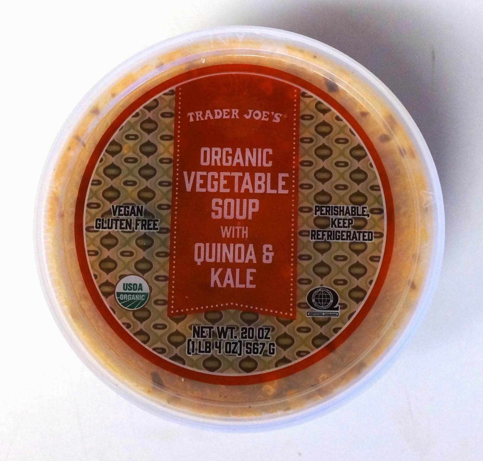 Exploring Trader Joe's Trader Joe's Organic Vegetable Soup With Quinoa