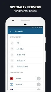 NordVPN - Speciality Servers