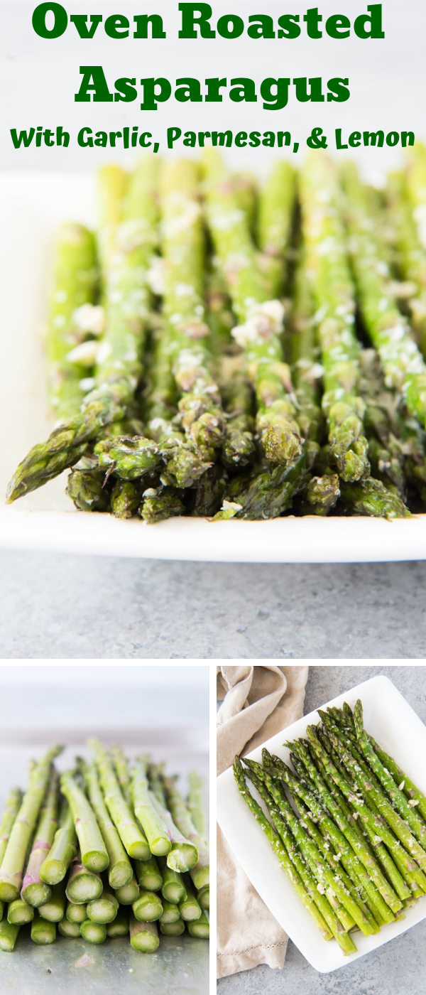 Oven Roasted Asparagus with Garlic, Parmesan, & Lemon DIET 30 DAYS