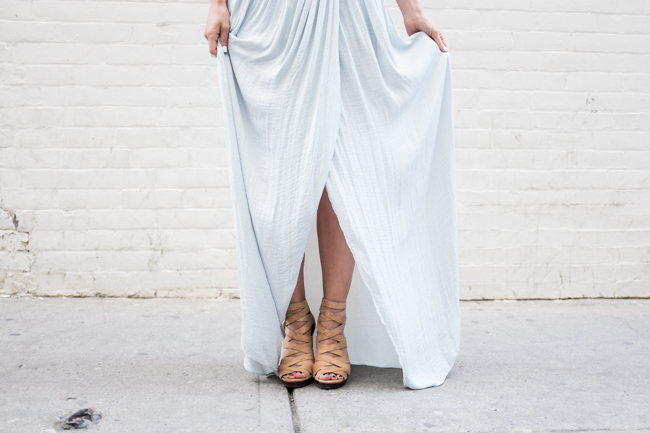 OOTD - Pale Blue Maxi Skirt | La Petite Noob | A Toronto-Based Fashion ...
