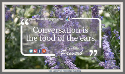 Saying about conversation