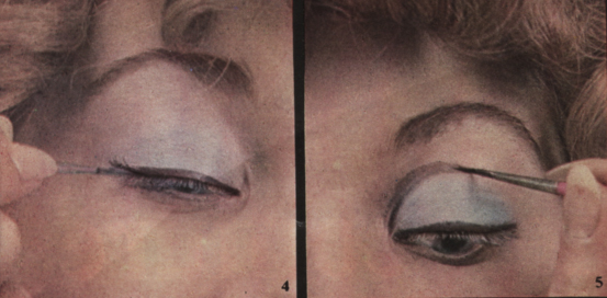 1968 's Make Up - The Dolly look beauty eye 60s 1960 mary quant