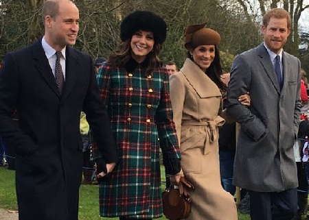 Photos: Meghan Markle Joins The Royal Christmas Day Service