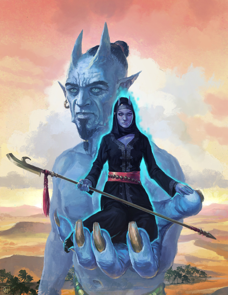 Guido Kuip: Advanced Races: Jinnborn - Kobold Press Pathfinder RPG