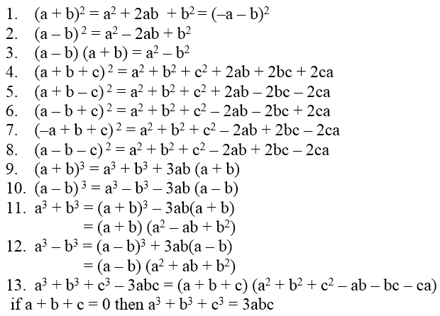 VIKAS PANCHAL 9th 10th Maths Formulas vikas-panchal-9th-10th-maths-formulas