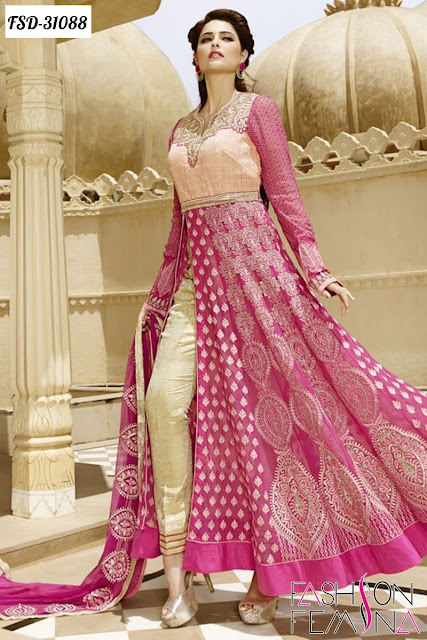 Indian Wedding Wear Anarkali Salwar Suit Collection 2016